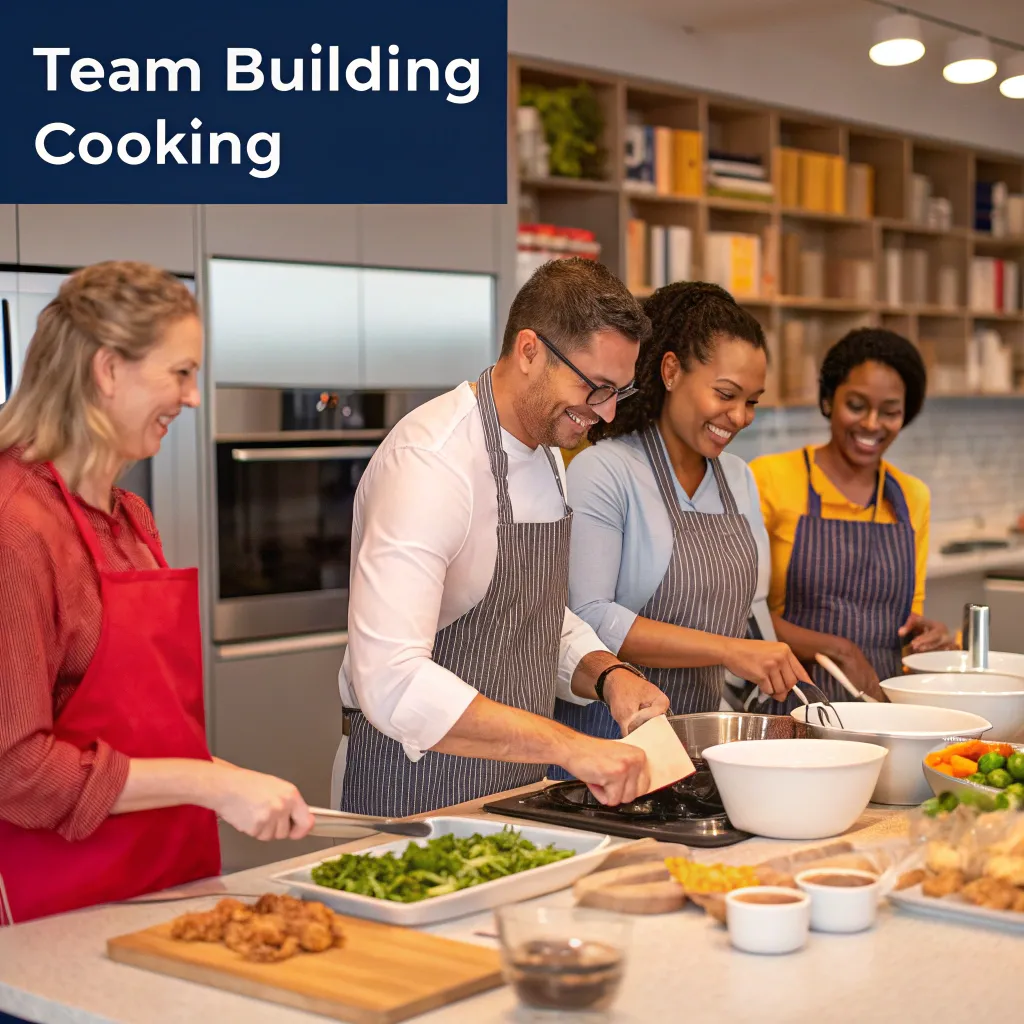 Team building through cooking activities